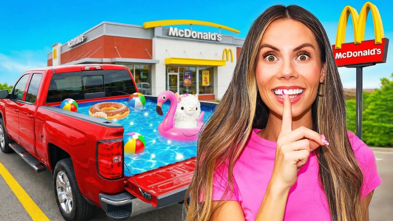 I Built a SECRET POOL in My TRUCK!