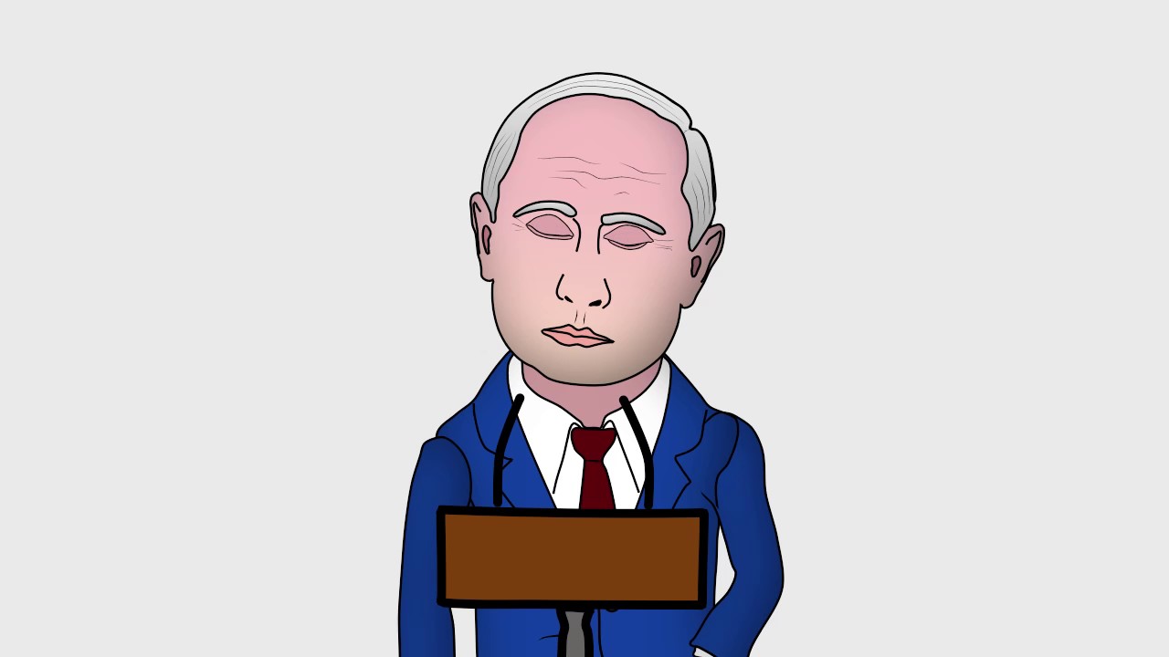 Как нарисовать мультяшного путина
