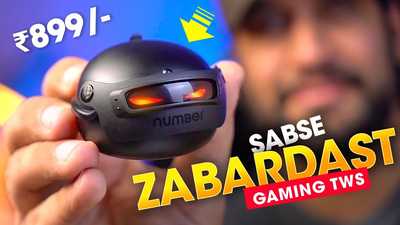 The COOLEST Looking Gaming TWS Earbuds 2023 Under 1000 Rs NUMBER 
