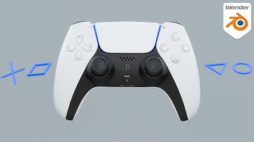 Modelling a PS5 Game Controller In Blender For Beginners (Part 4)