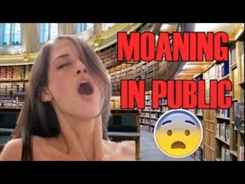 Moaning PRANK at a high school library! 