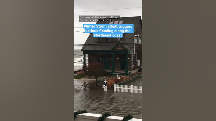 Winter Storm Elliott causes serious flooding along the Northeast coast