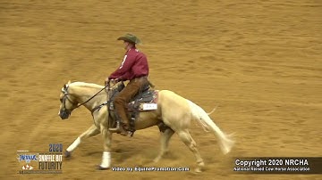 SJR Talkin Diamonds shown by Corey D  Cushing   2020 Snaffle Bit Futurity Open Futurity, Rein