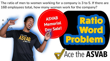 ASVAB Arithmetic Reasoning - Proportion Practice Test Word Problem - Save Big This Memorial Day!