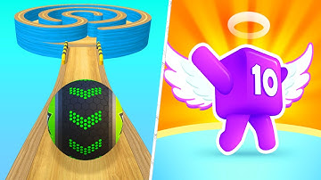 Satisfying Mobile Games 2023 - Going Balls, Level Up Numbers, Spiral Roll, Pancake Run, Juice Run...