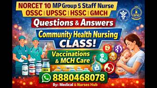 Community Health Nursing | MCH care &amp; Immunisation Vaccination| #MCH services