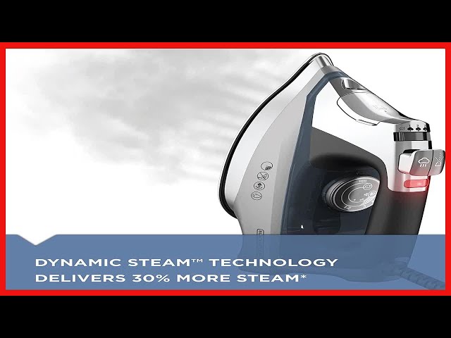 BLACK+DECKER Allure Pro Steam Iron Gray/Blue D3030 Dynamic Steam Technology