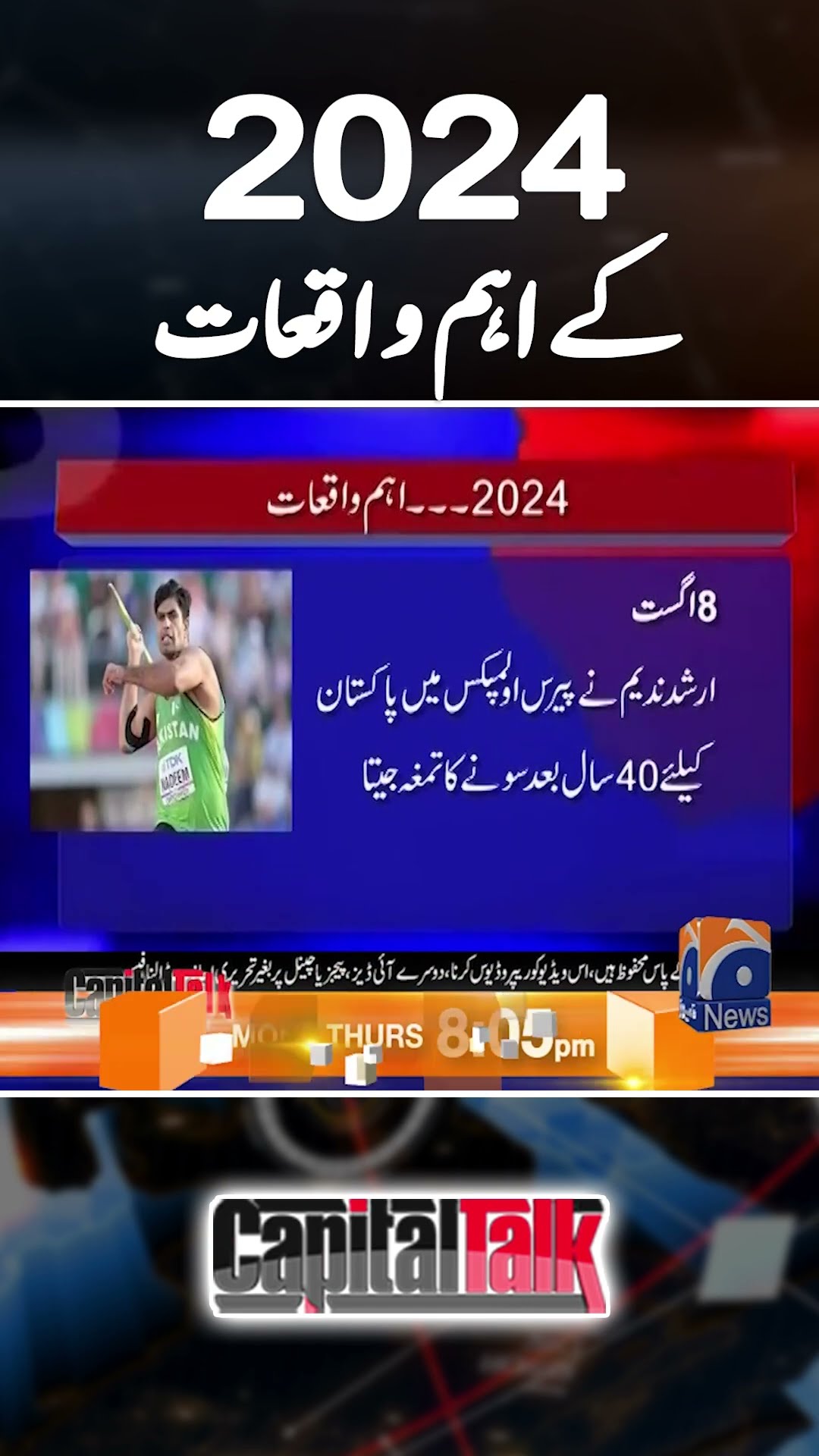 Important happenings of 2024! - #capitaltalk #hamidmir #2024recap #geonews #shorts