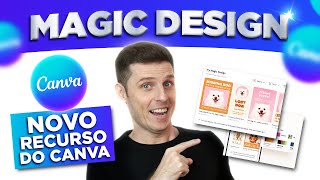Novo Recurso Magic Design Canva - Crie Artes Usando Inteligência Artificial