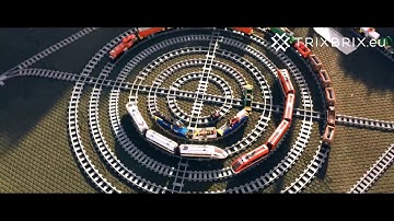 Lego custom curved train tracks