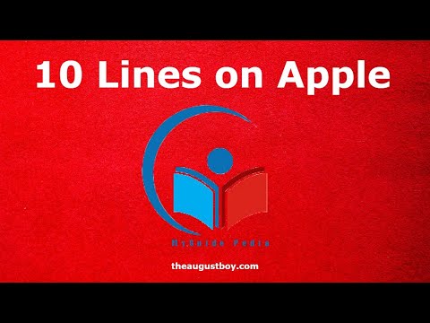 10 Lines on Apple Fruit | Short Essay on Apple | 5 Lines on Apple | @myguidepedia6423