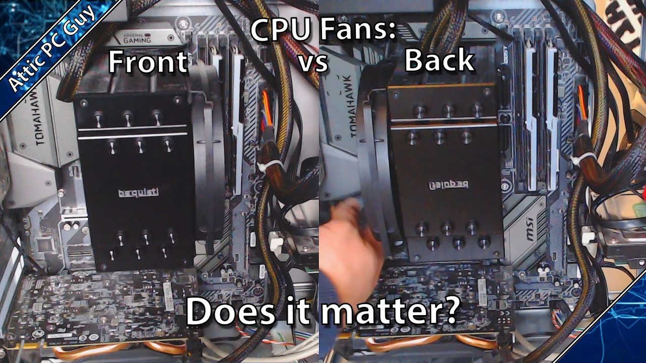 Does CPU Fan position matter? - YouTube