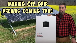 Calpha Split Phase Hybrid 10,000 Watt Solar Charger Inverter. The Dream of Off Grid Living Is Here!
