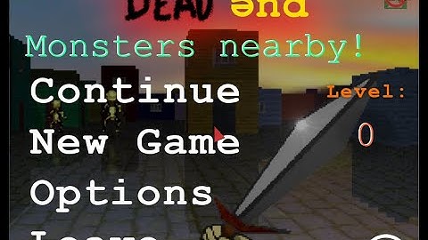 Simple UI in Pygame: adding menus and HUD to my python raycasting game - Dead And! tutorial devlog
