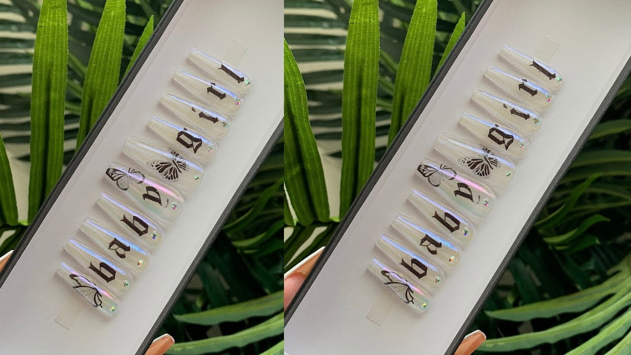 how to make press on nails for beginners!