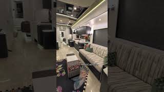 Newell Coach #1761 with only 8k miles is available for $2.195 Mil at the Newell Coach Factory!