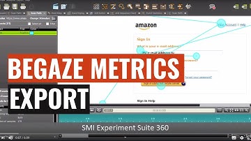 SMI Eye Tracking : Tutorial BeGaze Metrics Export