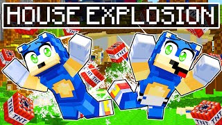 Baby Sonic BLOWS UP Sonic's HOUSE! | Minecraft Sonic The Hedgehog 3 | [55]