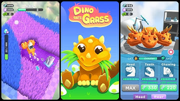 Dino Eats Grass Mobile Game | Gameplay Android & Apk