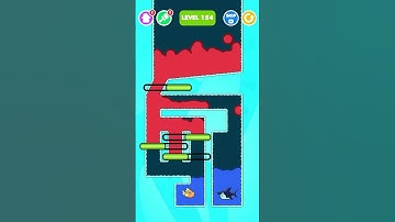 save the fish game pull the pin /save fish game /fishdom Level 154 #shorts