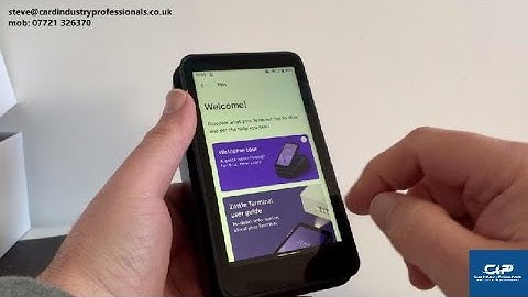 Zettle Terminal Unbox Video - January 2022