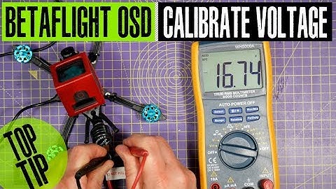 Calibrating your BetaFlight OSD battery voltage display