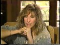 Barbara streisand talks about her tinnitus  1985