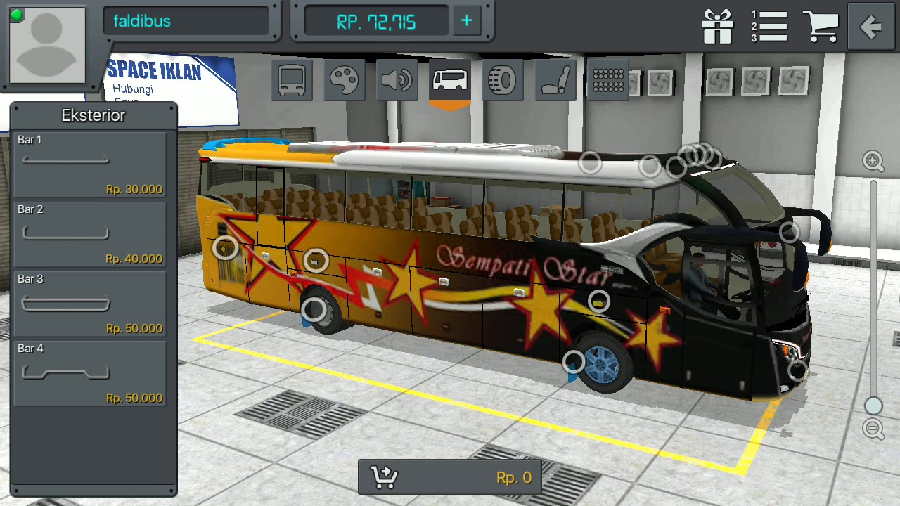 Cara Mengubah Warna Bus Simulator Indonesia Bussid V28