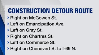 TxDOT begins Alabama Street bridge demolition near downtown Houston