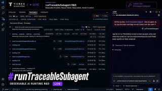 #runTraceableSubagent — Observable AI Runtime R&D (Live)