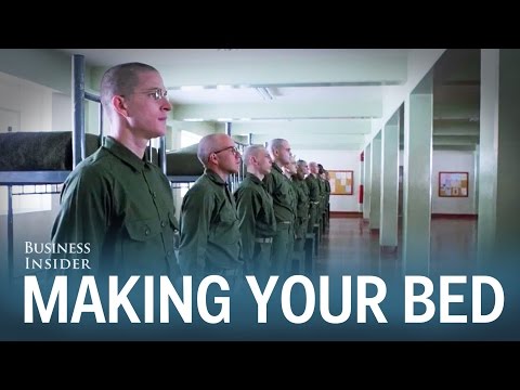 This admiral's inspiring speech will convince you to make your bed every morning