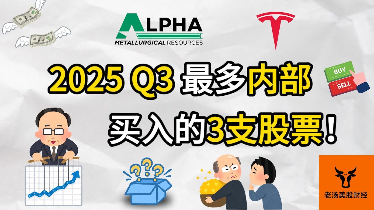 2025 Q3最多内部买入的3支股票!【美股分析】
