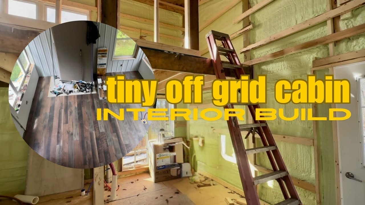 Tiny Off Grid Cabin Interior