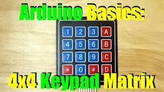 Arduino Basics Keypad Matrix Introduction