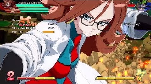 [dbfz] New Android 21 (Lab coat) triple stomp route