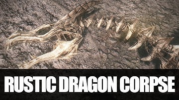 Skyrim Mods - Rustic Dragon Corpse [4k/HD]