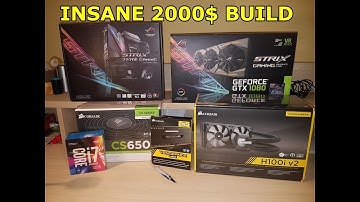 INSANE 2000$ PC Build 2017 GTX 1080, i7 7700K, 16GB DDR4 (2017)