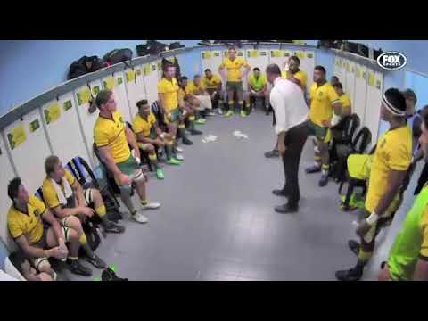 Michael Cheika   Half-time talk   Argentina vs Australia