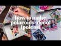 how to make DIY 🌟 kpop polaroids + decorating with stickers 💖 (polcos) ep 1 | jelly record.