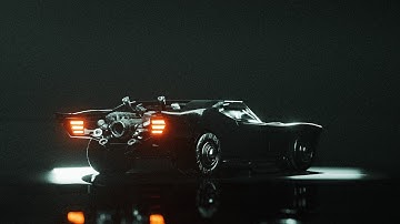 The Batman Batmobile 2022 - Blender Animation (Eevee)