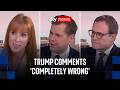 Angela Rayner, Robert Jenrick and Tom Tugendhat hit out at Trump's Ireland reunification comments