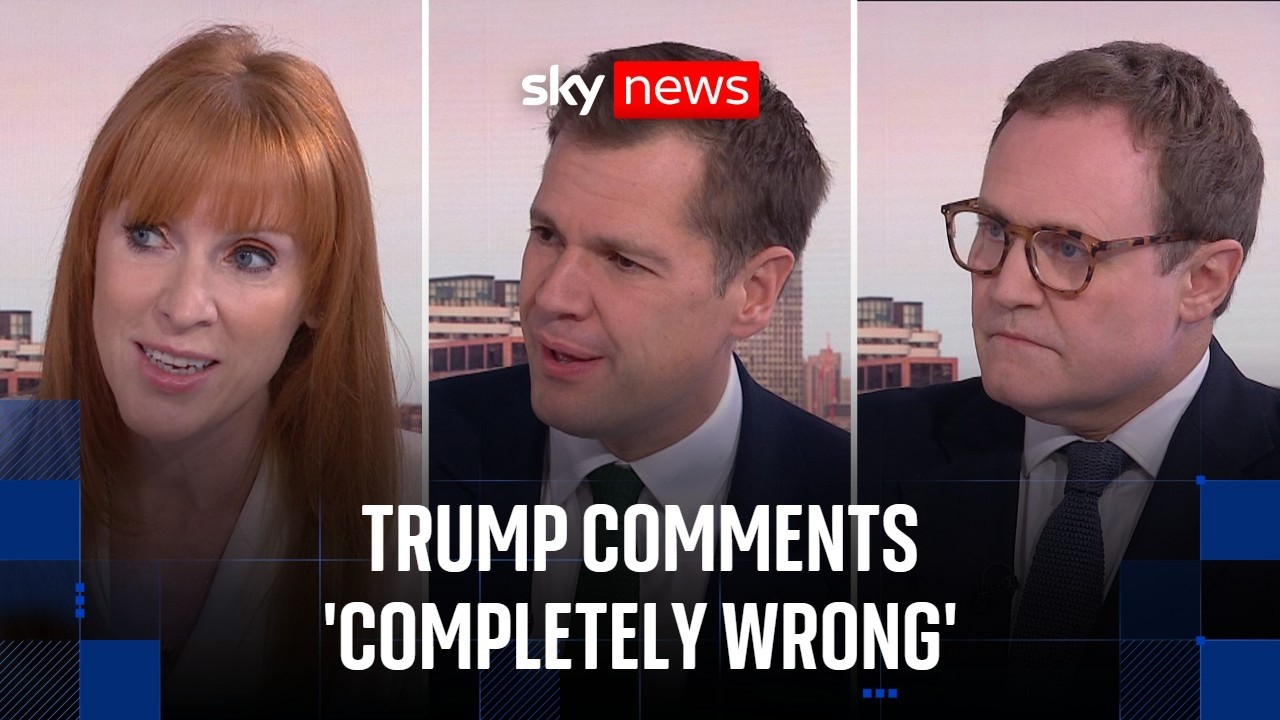 Angela Rayner, Robert Jenrick and Tom Tugendhat hit out at Trump's Ireland reunification comments