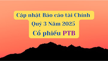 Cập nhật Báo cáo tài chính Quý 3 Năm 2025 của cổ phiếu PTB