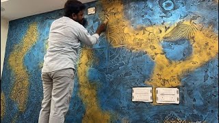 Modernizing Your  Walls | New Wall texture Designs by Om painting works 12,152 views 3 months ago 6 minutes, 54 seconds