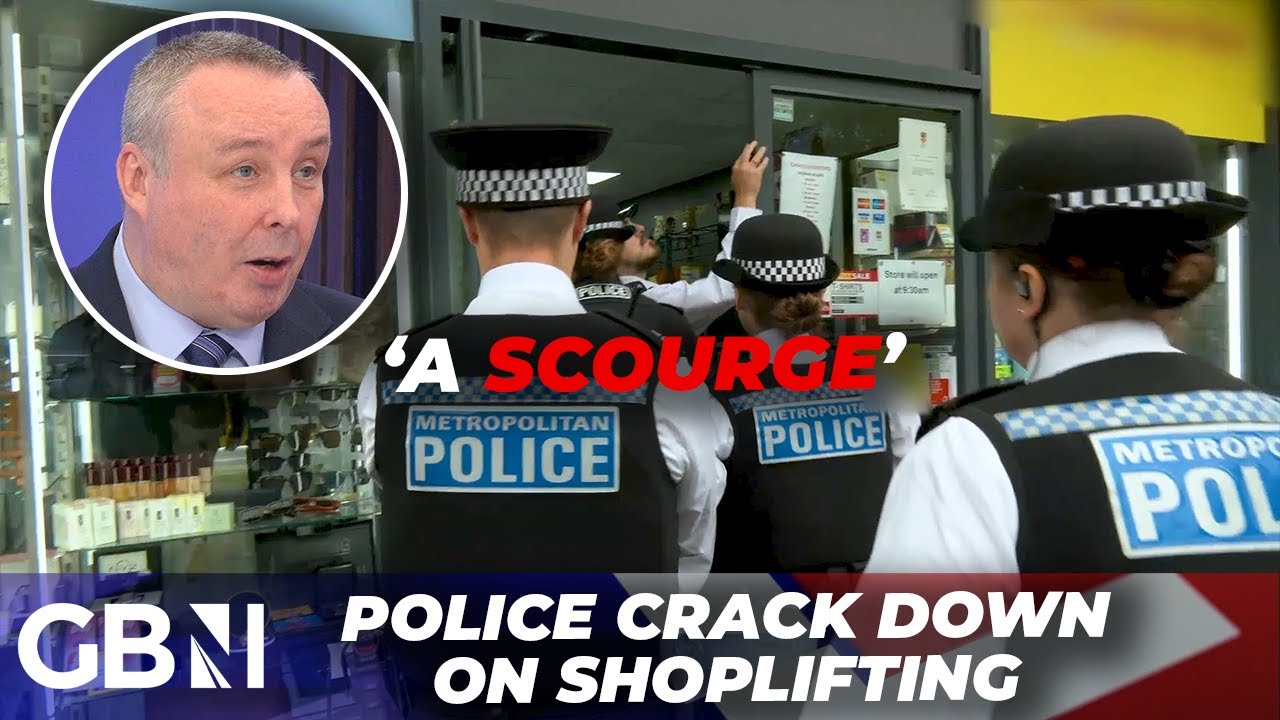 WATCH: GB News gets EXCLUSIVE insight into the police cracking down on shoplifting in London