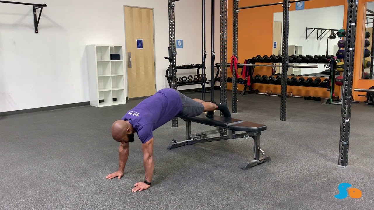 iSWOLation Exercises How To's Elevated Feet Pushups YouTube