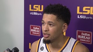 FULL SOUND | LSU G Skylar Mays talks Wayde Sims tribute, season-opening win against SE