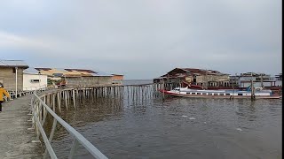 Jalan Jalan Atas Laut Di Panipahan Kab.Rokan Hilir Riau Indonesia