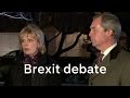 EU referendum debate: Anna Soubry and Nigel Farage