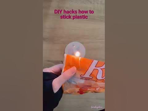 #92DIYhacks how to stick plastic #diylifehacks - YouTube